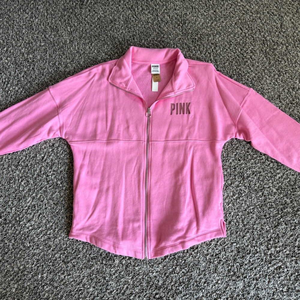 Victoria’s Secret Pink Sweater Jacket - Picture 2 of 4